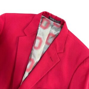 Ohio State Buckeyes Limited Edition Red Blazer Sport Coat Mens 46R USA Made